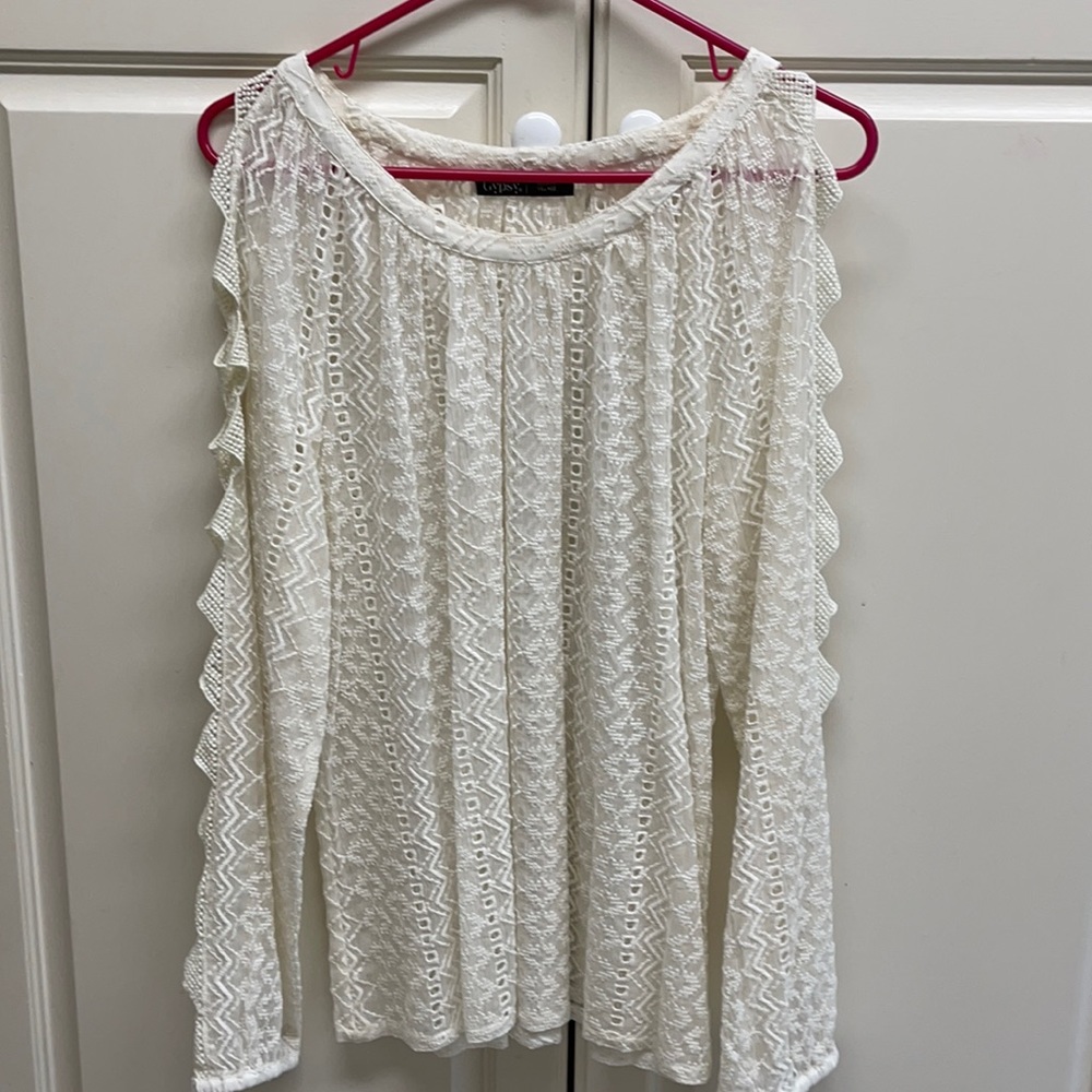 Detailed LS Blouse